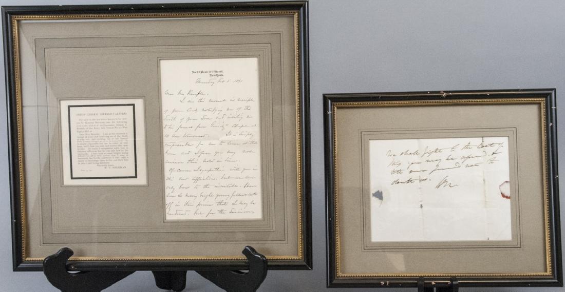 Antique Civil War General Sherman Original Letter (1 of 10)
