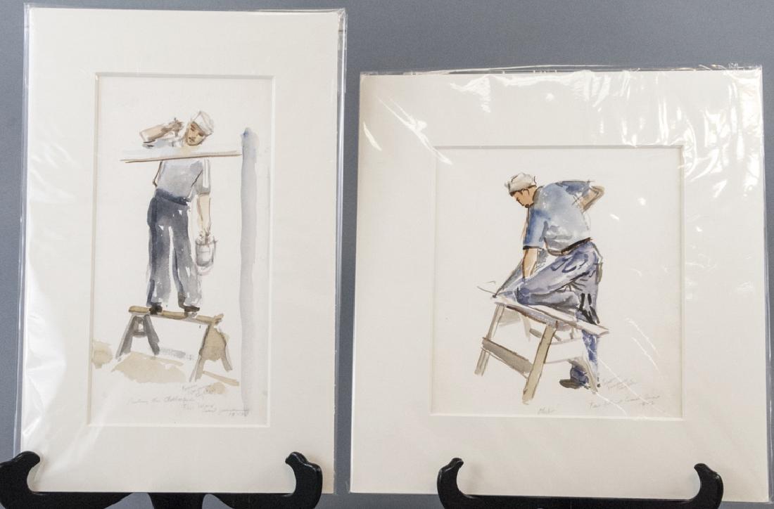 2 Signed William Kughler Watercolor Paintings (1 of 8)