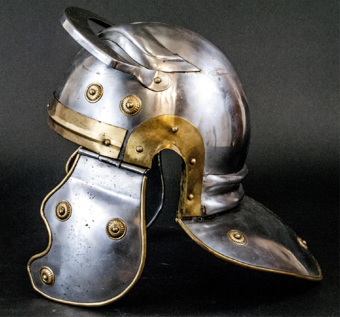 Greco / Roman Style Metal Armor / Helmet (1 of 7)