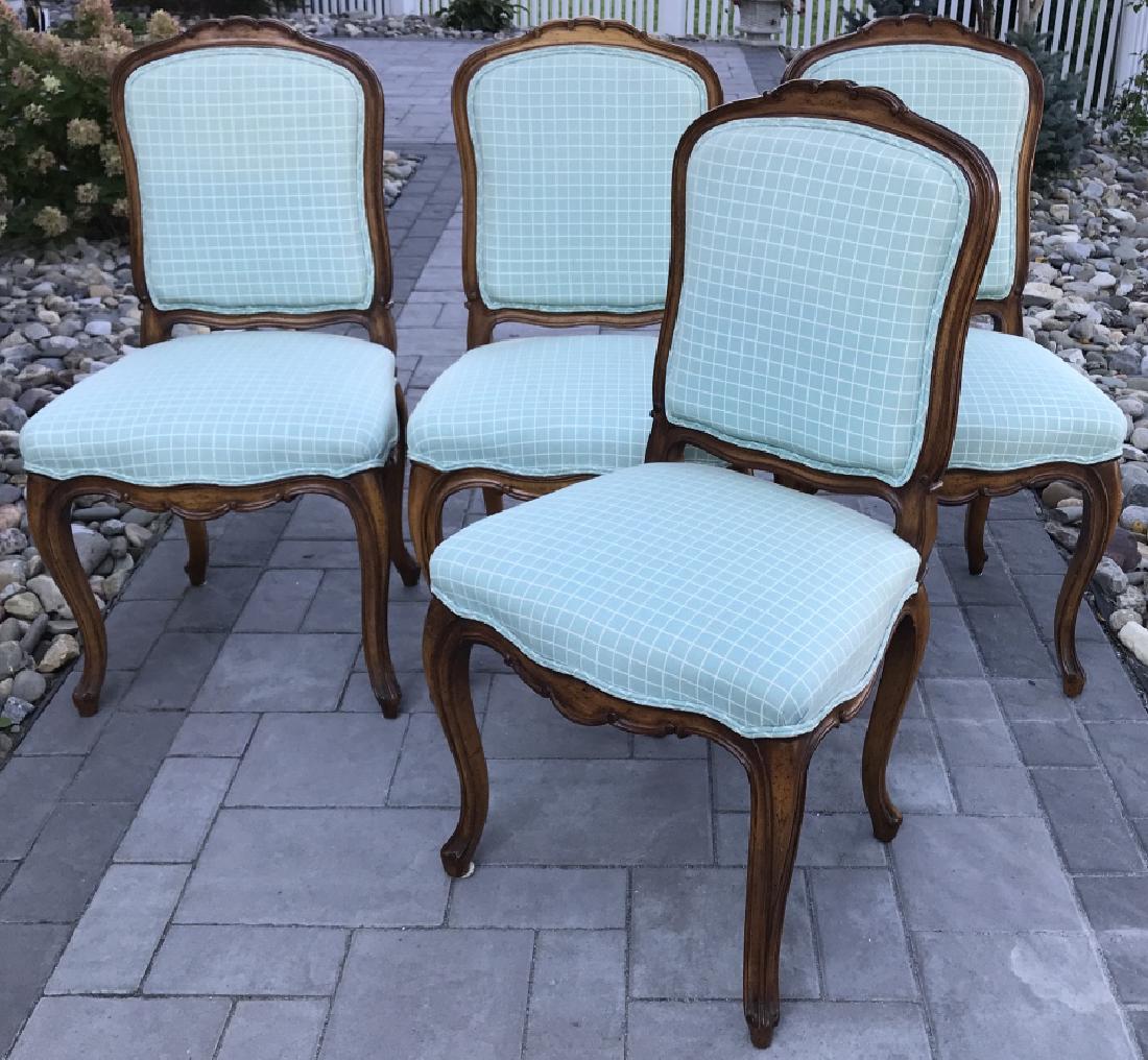 4 Queen Anne Style Walnut Dining / Side Chairs (1 of 9)