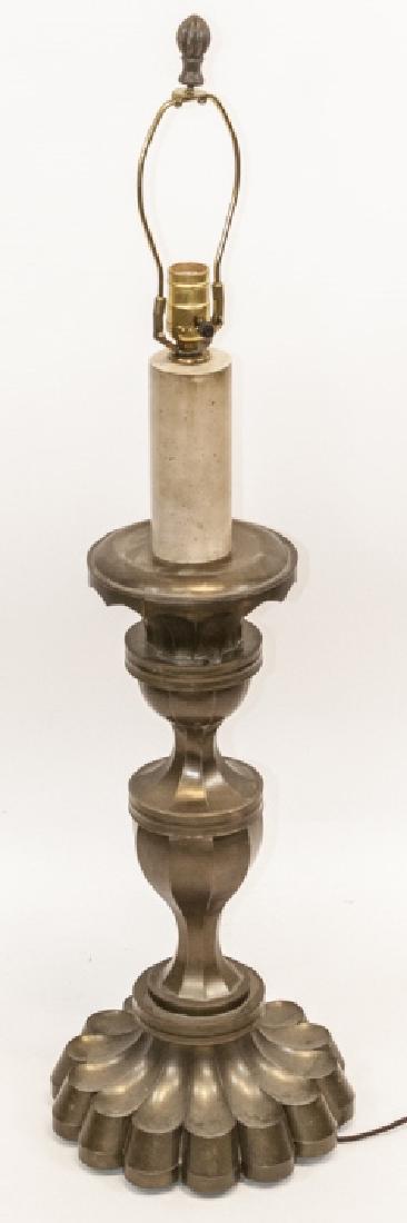 Early 20th C Art Deco Brass Table Lamp (1 of 6)