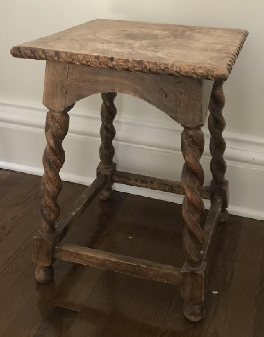 Antique American Country Style Barley Twist Table (1 of 6)