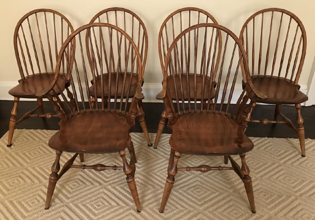 6 Maple Hitchcock Style Chairs (1 of 7)