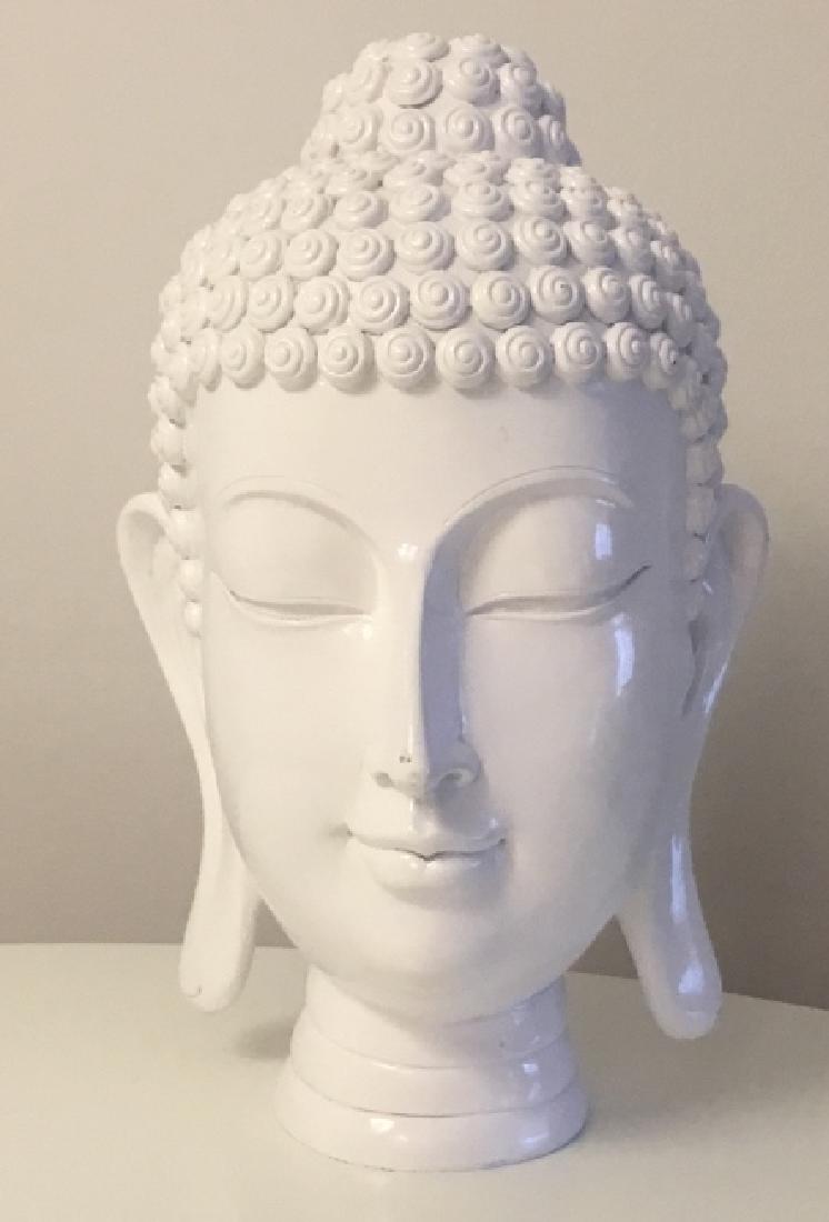 Contemporary Molded Plastic Buddha / Deity Head (1 of 4)