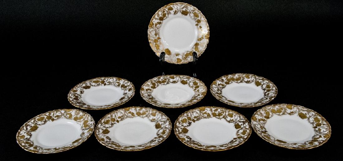 8 Limoges Ovington Bros Porcelain Dessert Plates (1 of 8)