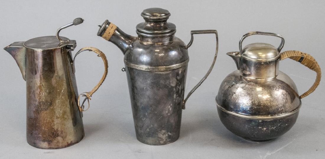 Silver Plate Bar & Serving Ware Including Asprey (1 of 4)