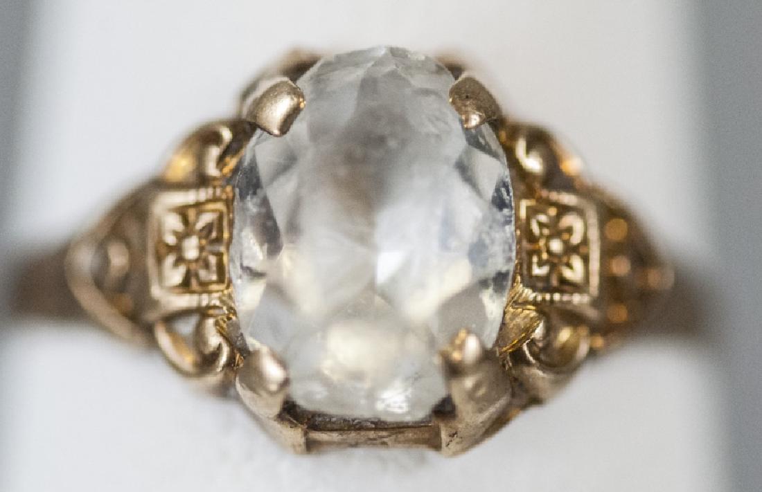 Antique 10kt Yellow Gold Pinky Ring / Childs Ring (1 of 7)