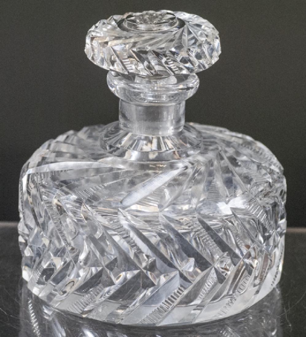 Antique Brilliant Cut Crystal Perfume Bottle (1 of 4)