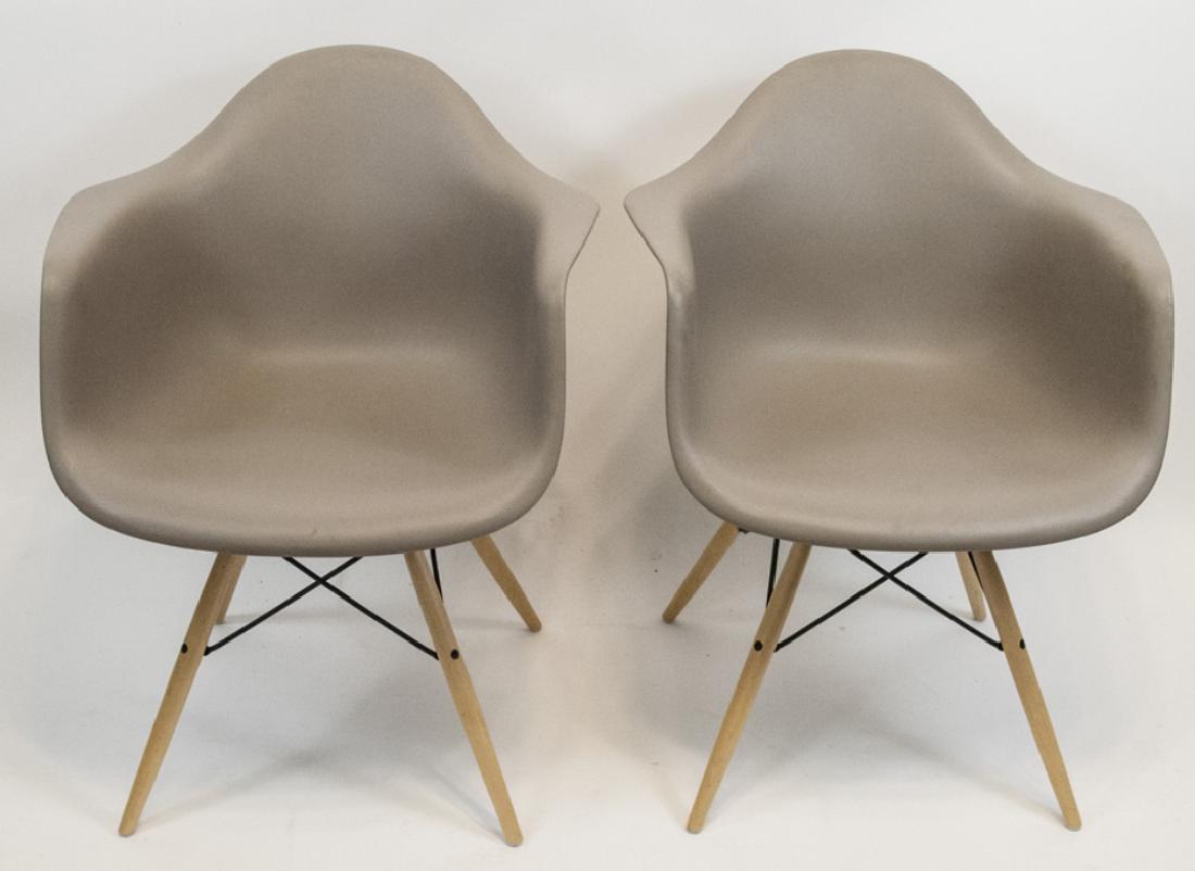Two Contemporary Herman Miller Eames Bucket Chairs (1 of 5)