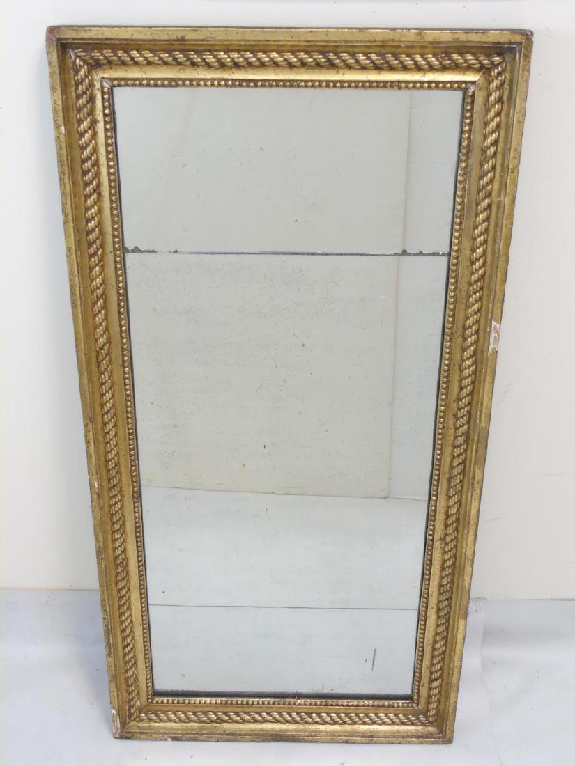 Vintage Gilt Framed Mirror with Rope & Bead Detail (1 of 3)