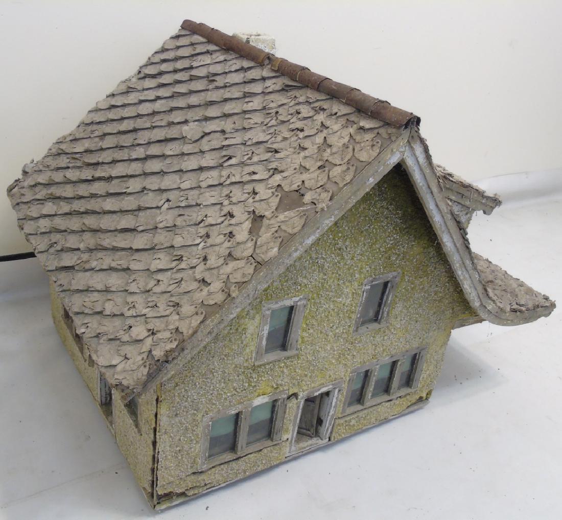 Antique c 1900 Doll House Cottage Hand Made (1 of 4)