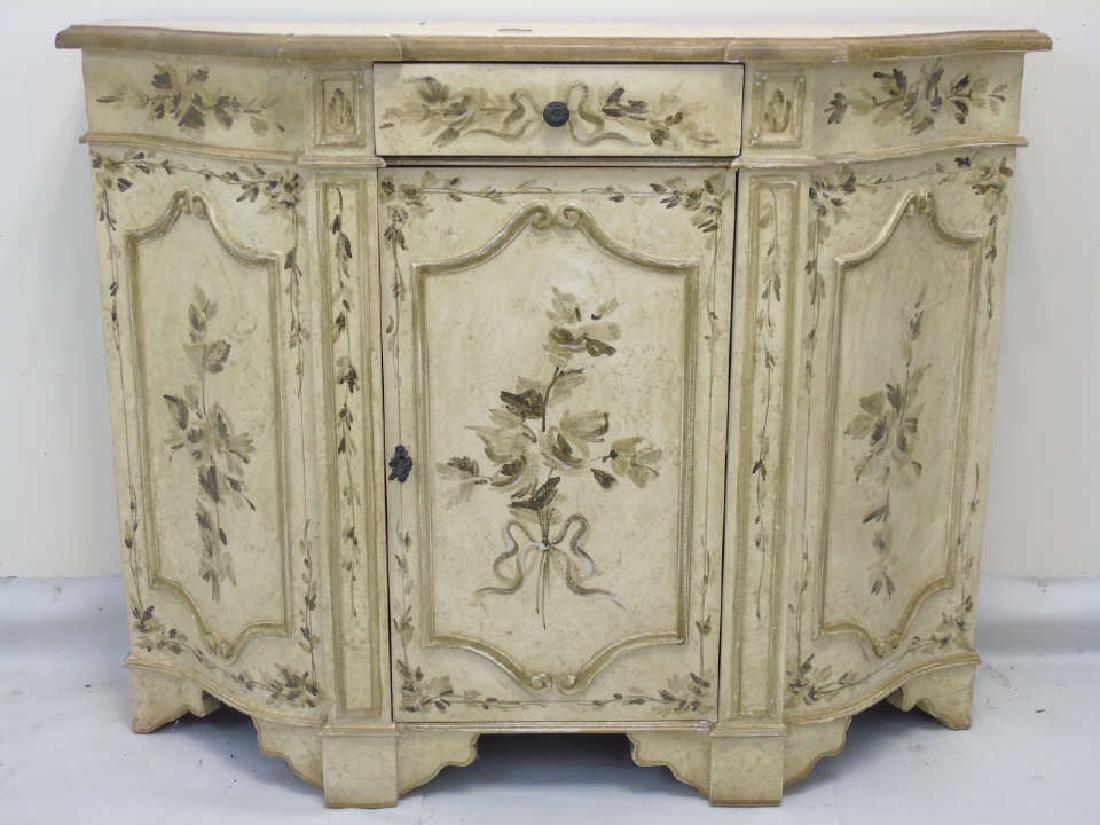 Vintage Hand Painted Console Table Credenza (1 of 4)