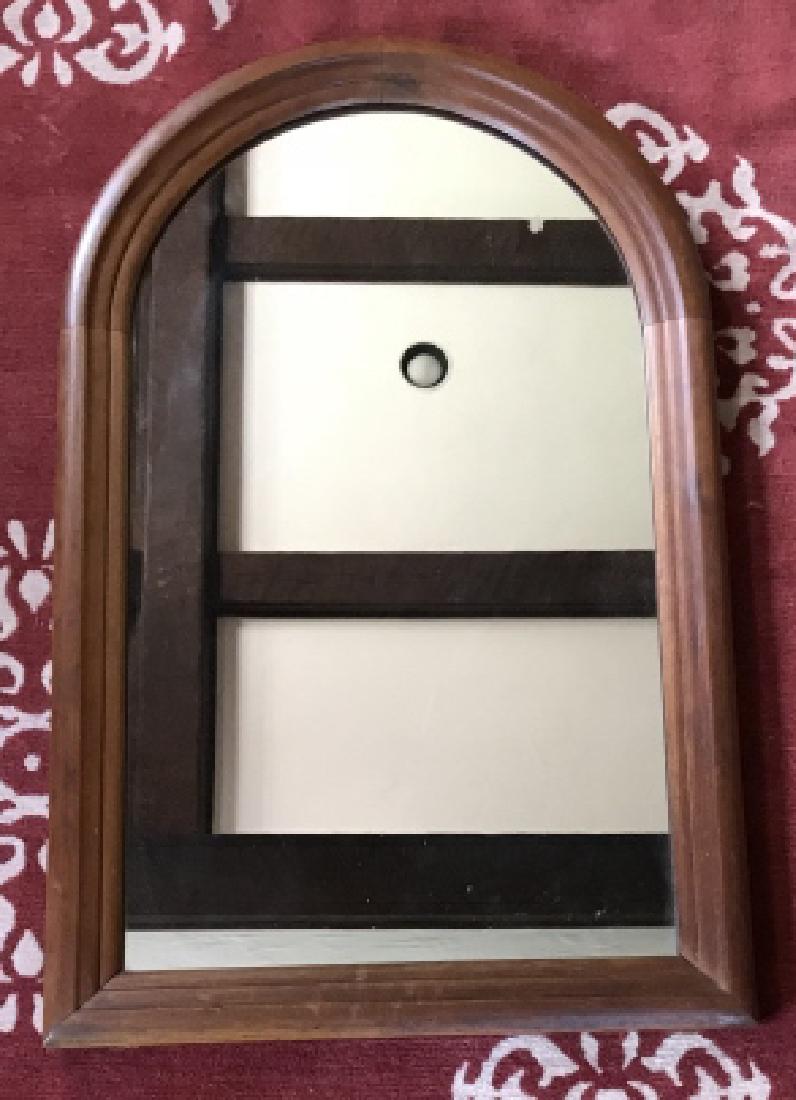 Antique Carved Frame Arch Top Wall Mirror (1 of 2)