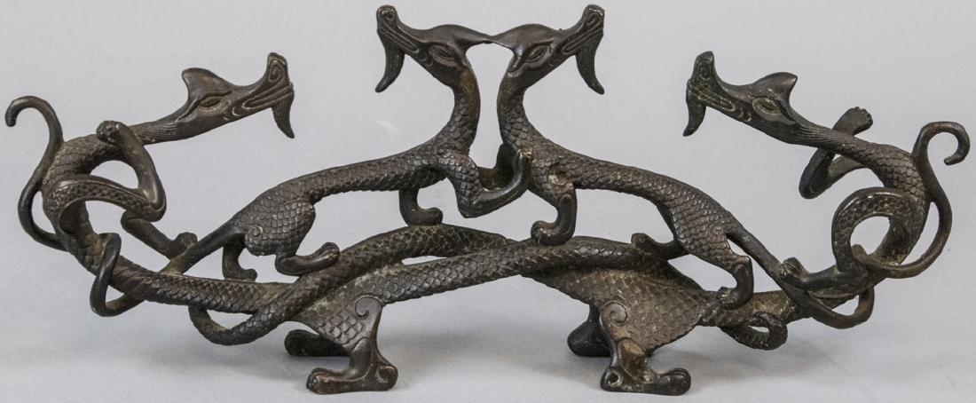 Antique / Vintage Chinese Bronze Dragon Sculpture (1 of 5)
