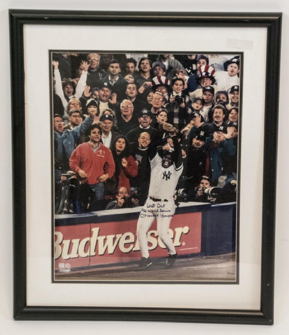 Signed Charlie Hayes 1996 World Series Photograph (1 of 4)