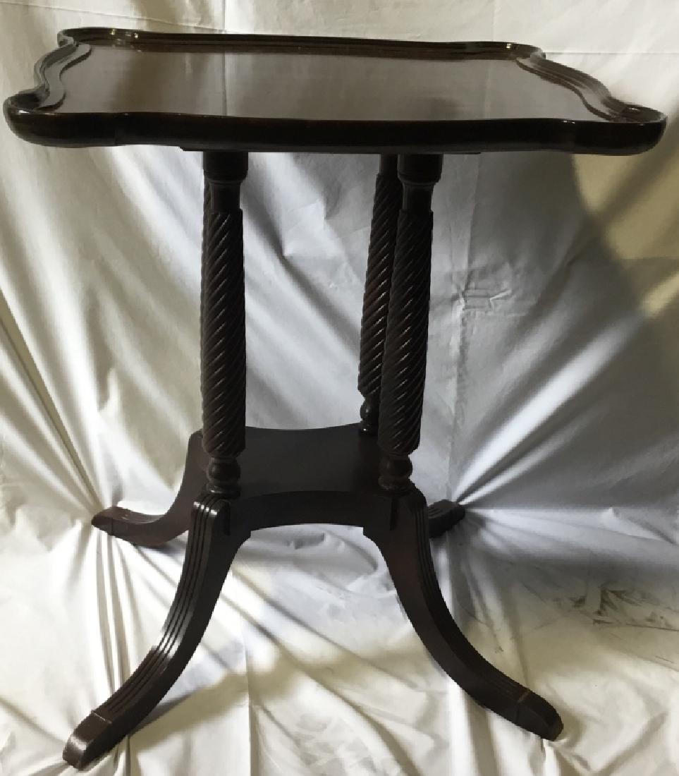 Regency Style Mahogany Side Table (1 of 6)