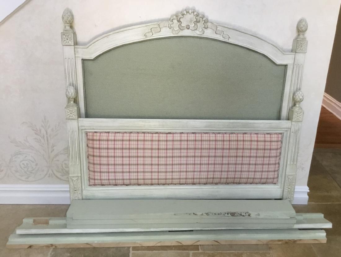 French Provincial Style Full Size Head Foot Board (1 of 6)
