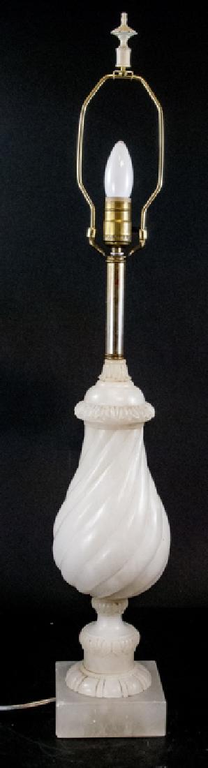 Neo Classical Style Custom Vint.  Alabaster Lamp (1 of 6)