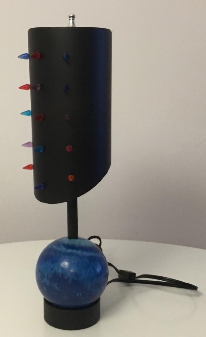 Contemporary Sculptural Bowling Ball Table Lamp (1 of 5)