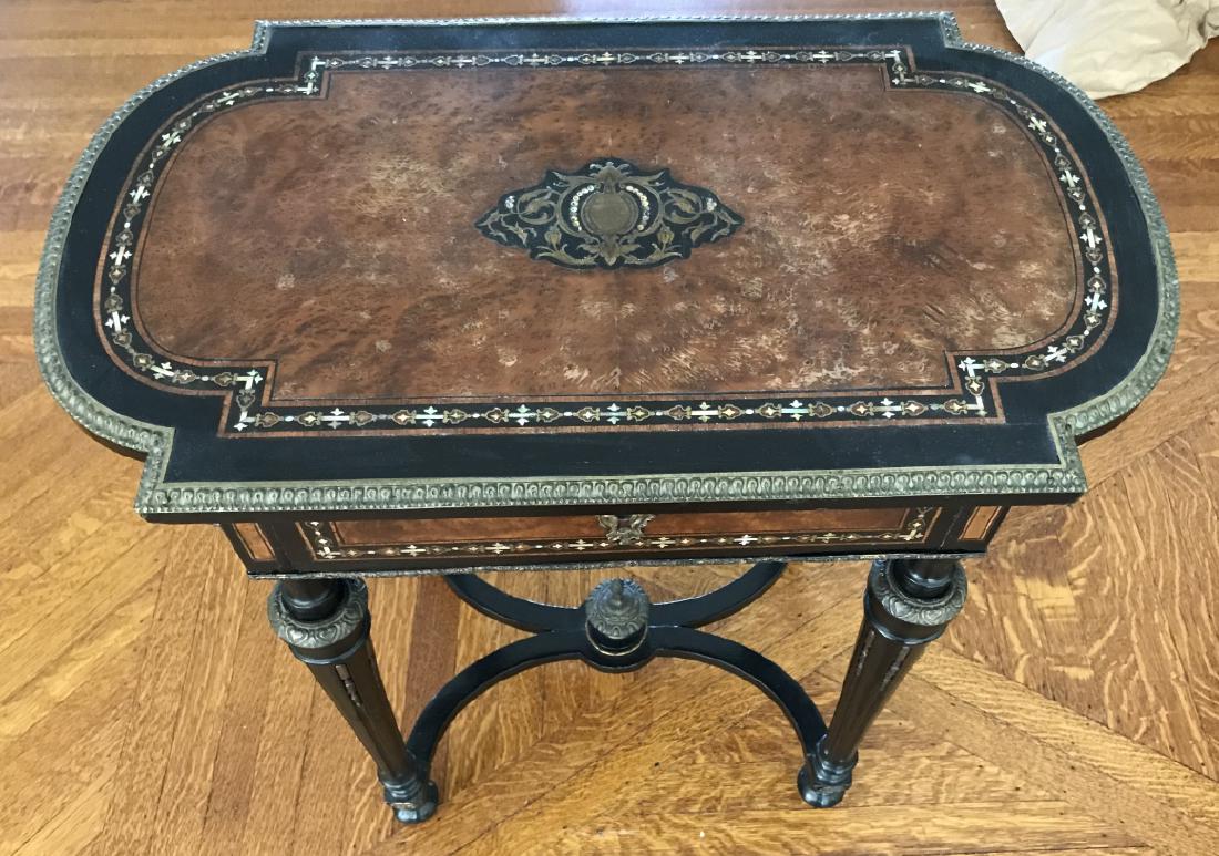 Antique 19th C Andre Charles Boulle French Table (1 of 5)