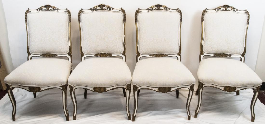 Set of Four Antique French Style Side Chairs (1 of 11)
