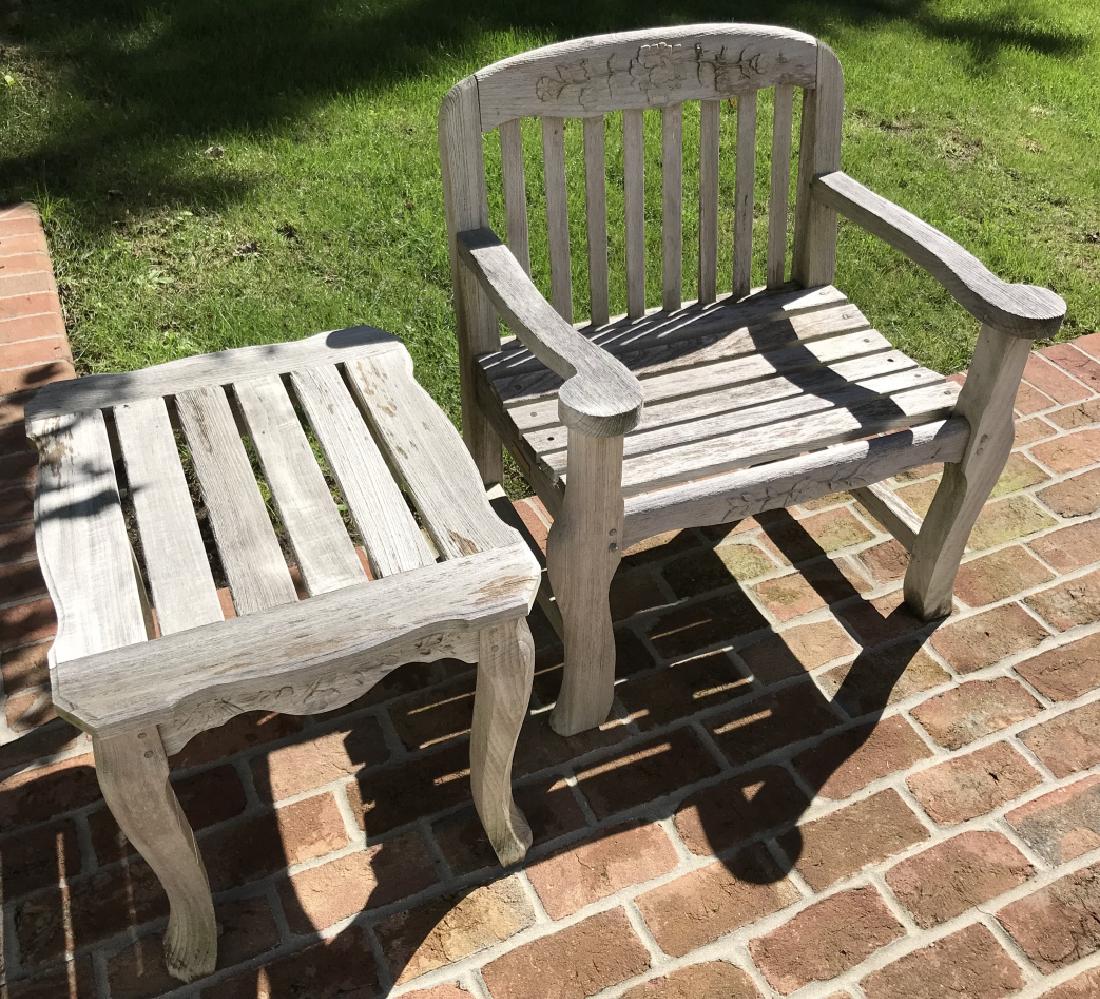Kingsley Bate Teak End Table & Armchair (1 of 2)
