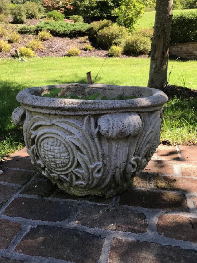 Large Neo Classical Cast Stone Garden Planter Pot (1 of 2)