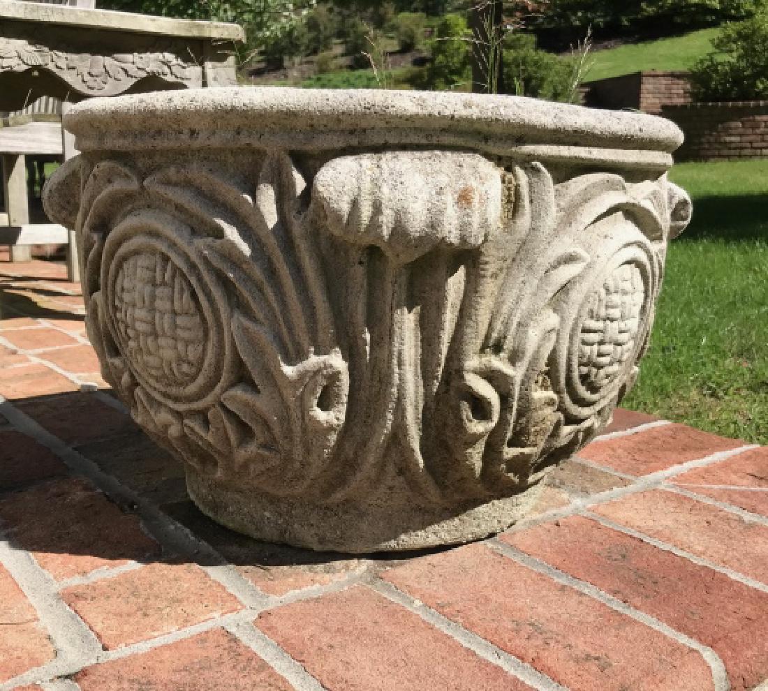 Large Neo Classical Cast Stone Garden Planter Pot (1 of 2)