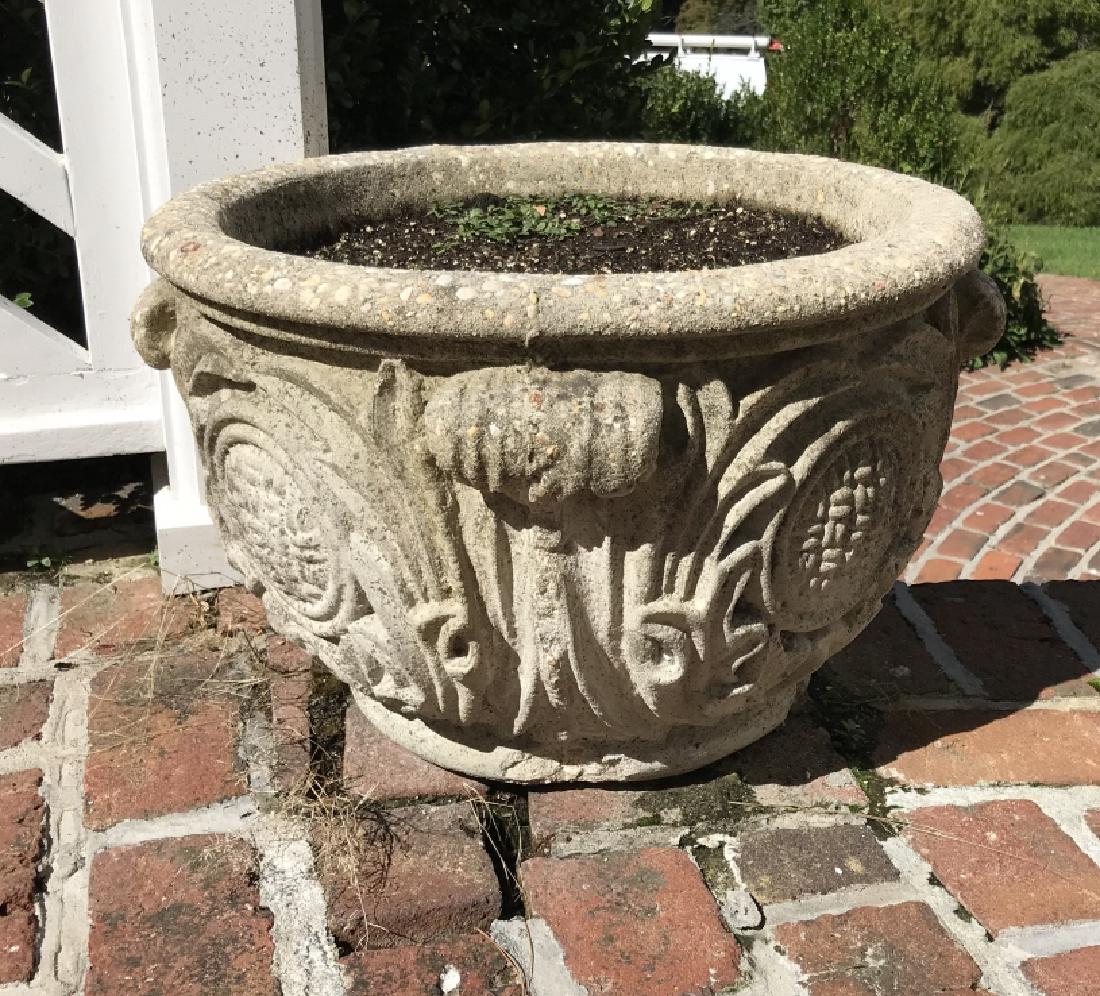 Large Neo Classical Cast Stone Garden Planter Pot (1 of 2)