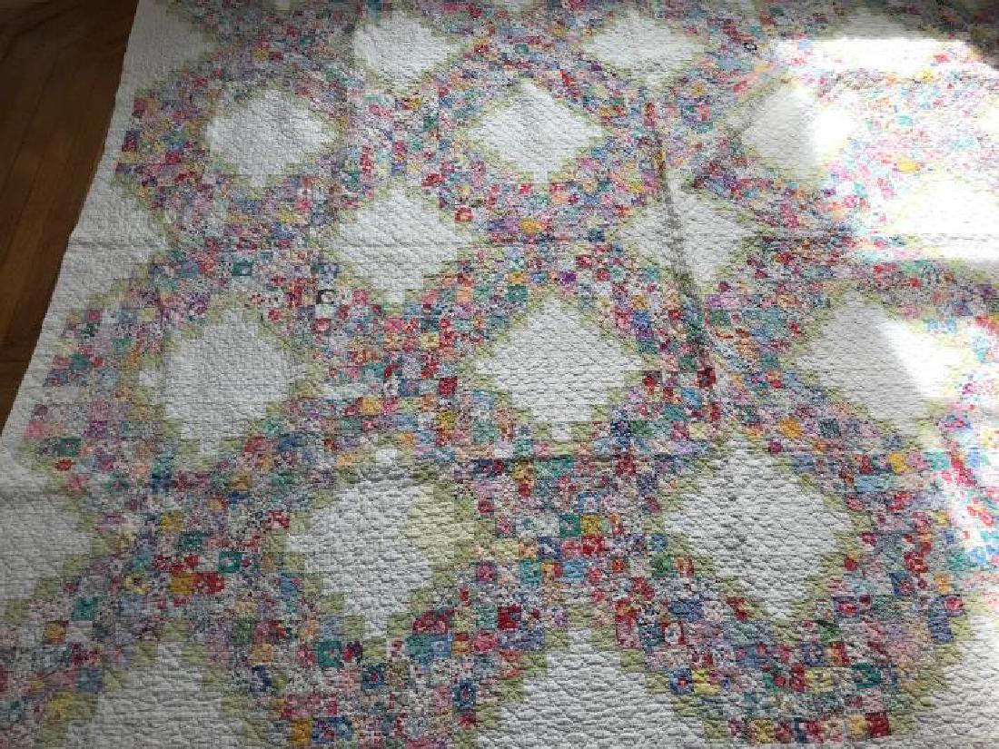 Antique Handmade American Folk Art Quilt (1 of 4)