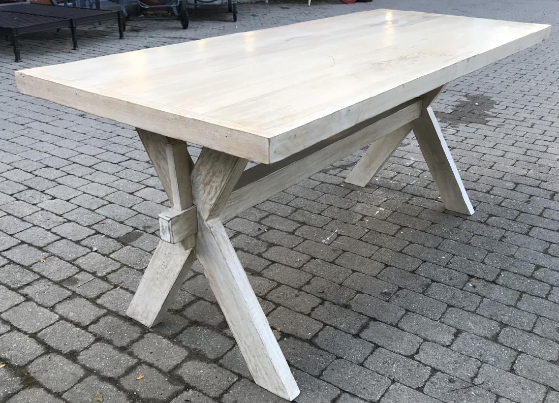 Farm Table - French Country Style w Trestle Base (1 of 8)