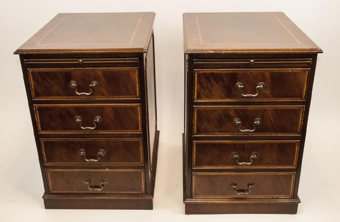 Pair of Traditional Style Mahogany File Cabinets (1 of 6)