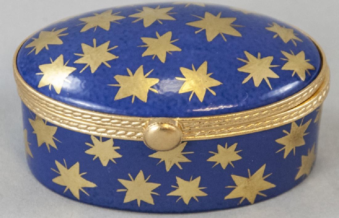 Tiffany Porcelain Hand Painted Trinket Box (1 of 4)