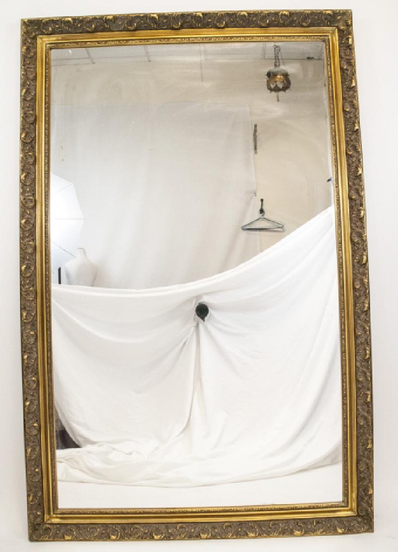 French Baroque Style Gilt Wood & Gesso Mirror (1 of 5)