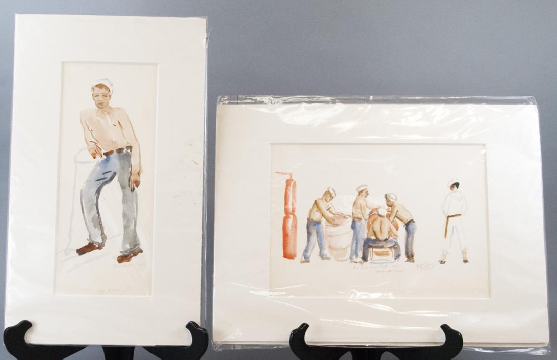 2 Signed William Kughler Watercolor Paintings (1 of 8)