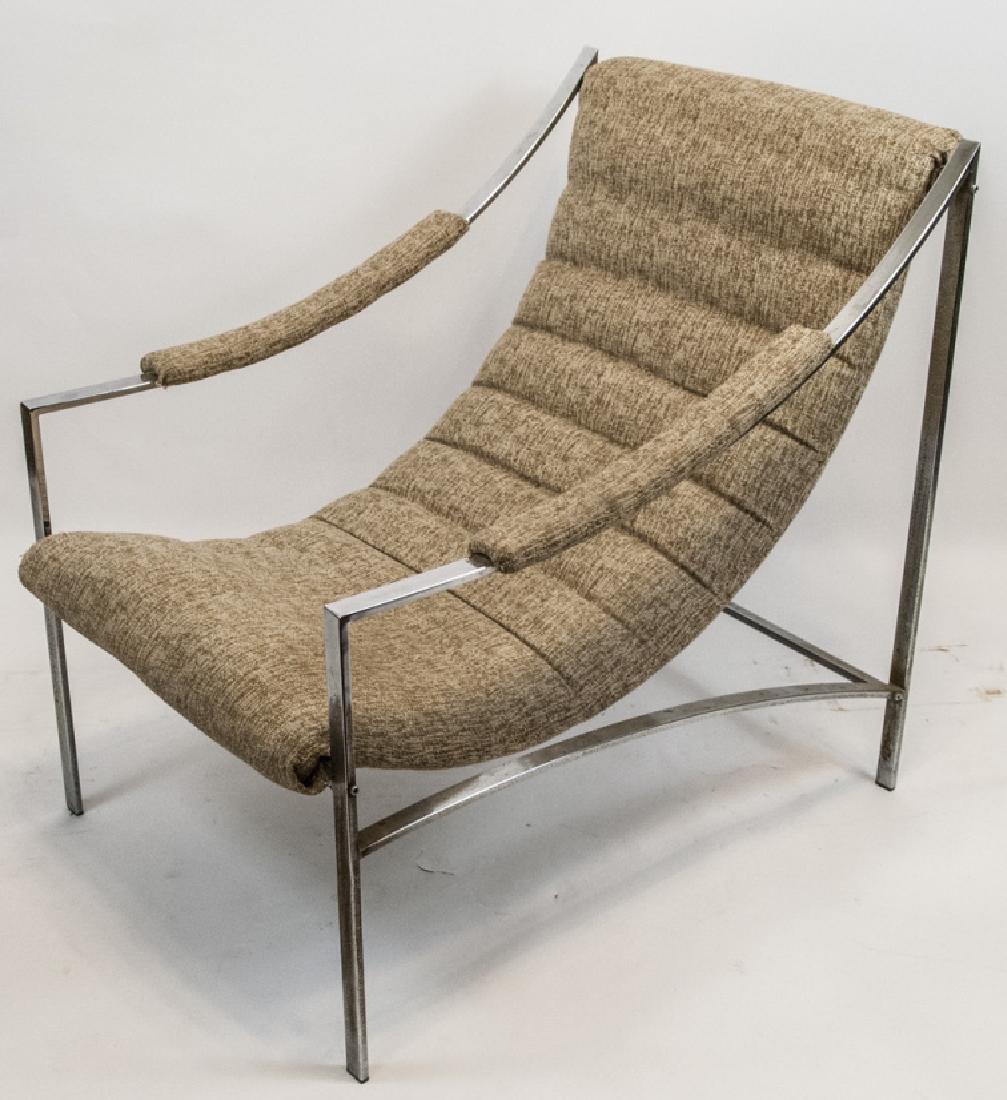 Mid Century Modern Metal & Upholstered Arm Chair Oct 14, 2018