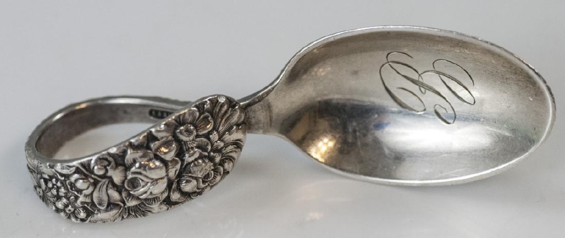 Antique Steiff Sterling Silver Baby Spoon: Antique Steiff Sterling Silver Baby Spoon. Hallmarked. Measures 3 inches in length.