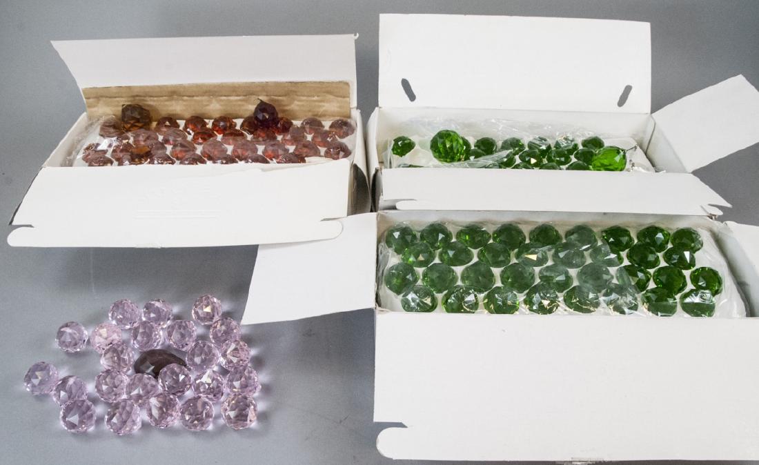 Multi Colored Crystal Chandelier Pendalogs Pieces (1 of 6)