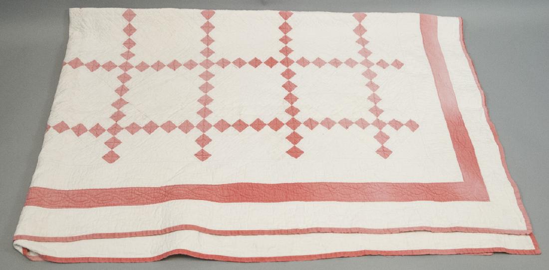 Antique American Handmade Folk Art Quilt (1 of 5)