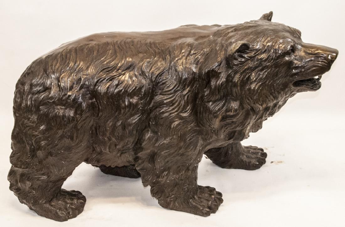 Large Bronze Figural Bear Statue (1 of 6)