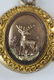 Antique 19th C Locket Pendant w Yellow Gold Deer - 4