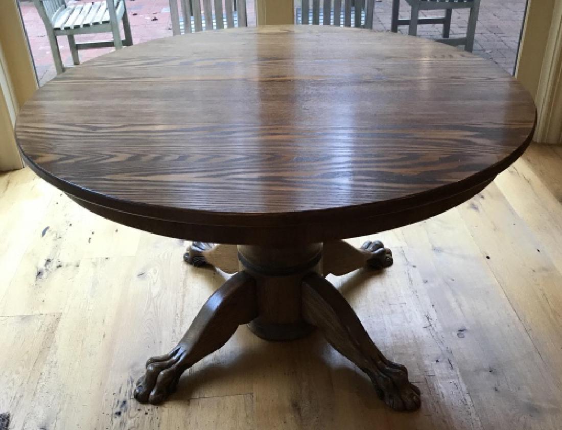 Antique clawfoot table discount