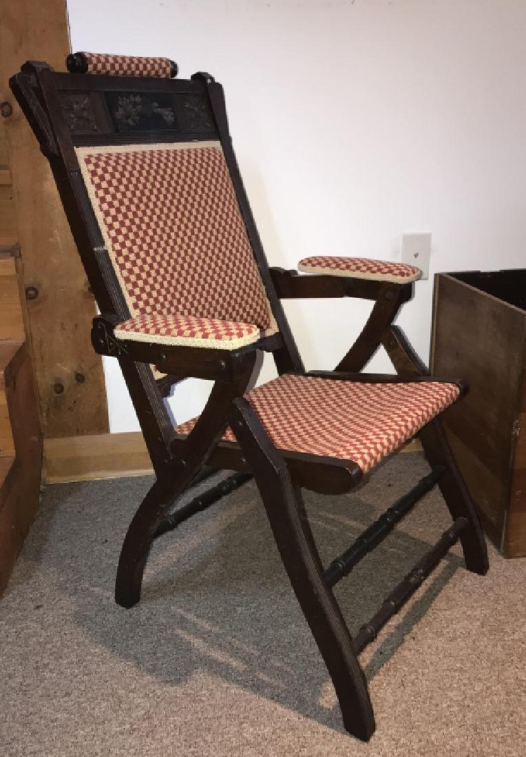 Antique 19th C Carved American Victorian Armchair (1 of 3)