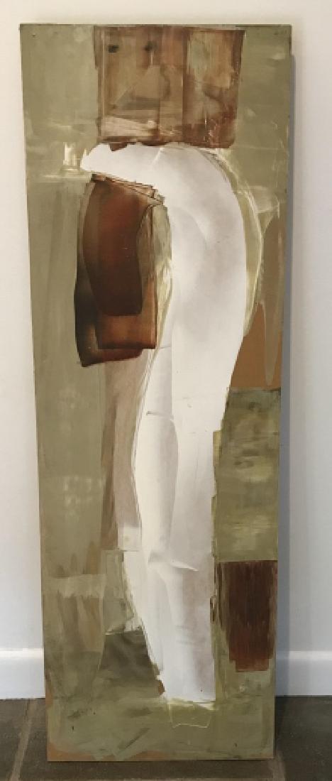 Modernist Abstract Oil Board Painting Bill Matthew (1 of 6)