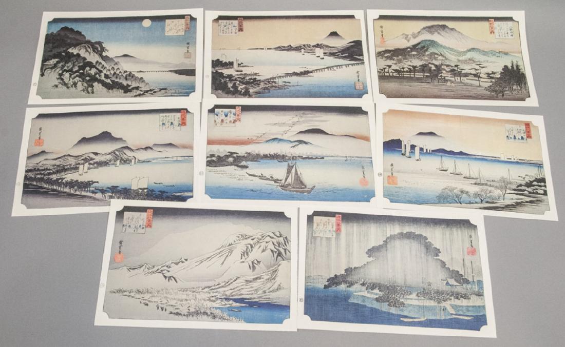 8 Vintage Japanese Nature / Landscape Prints (1 of 6)