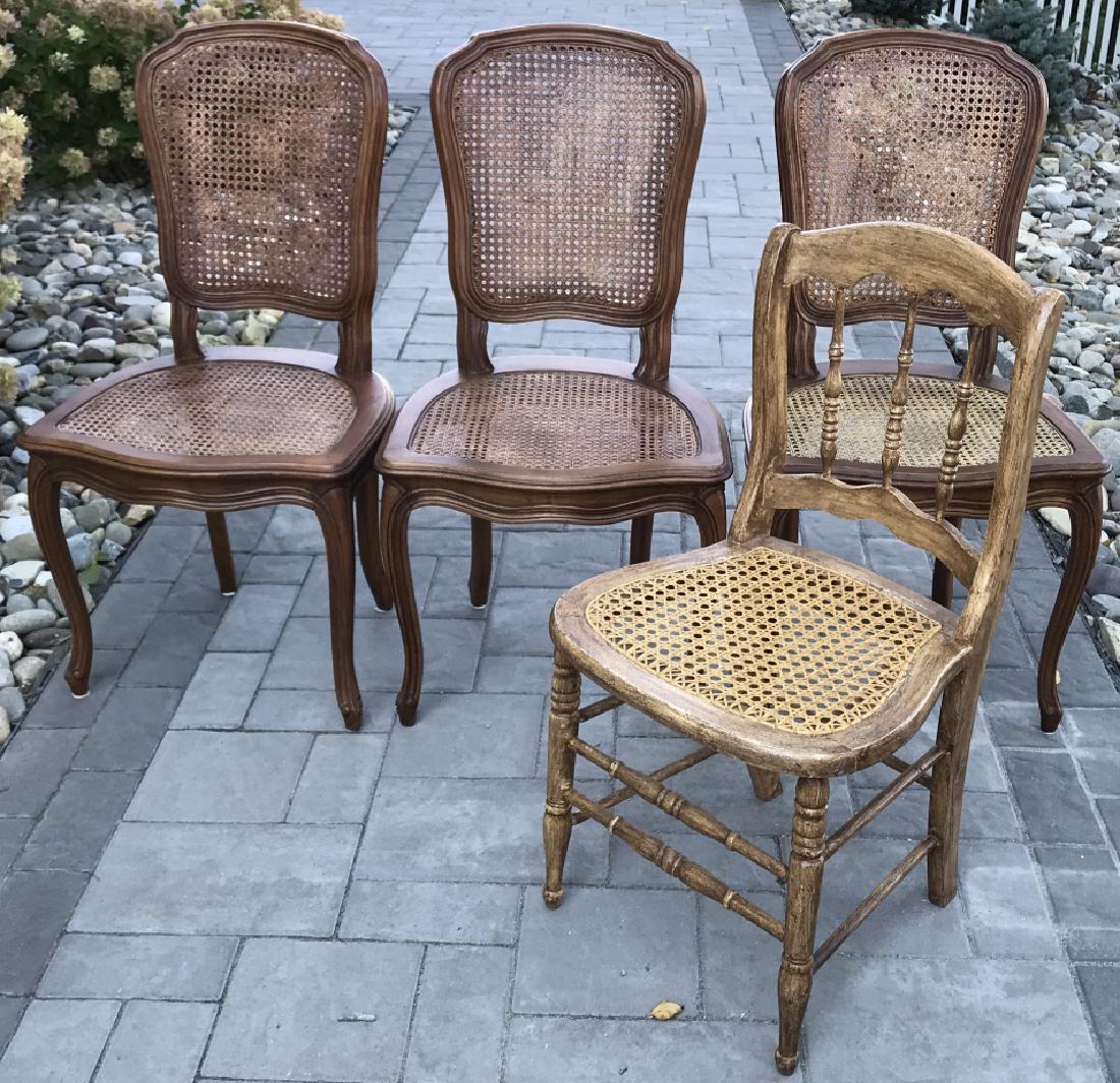 Four Chairs - Antique French Provencal & American (1 of 9)