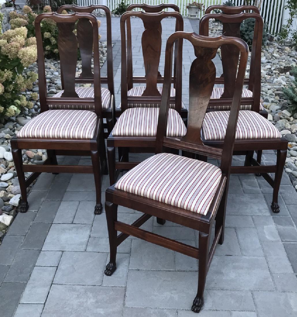 Antique English Chippendale Style Dining Chairs (1 of 7)