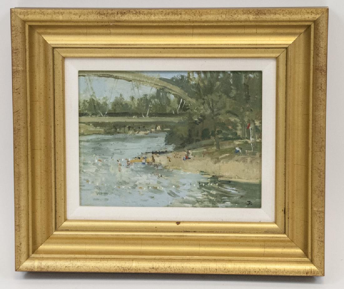 Post Impressionist Style Waterscape Painting (1 of 4)