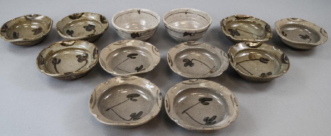Japanese Kyushu Mid Century Pottery Dishes (1 of 6)
