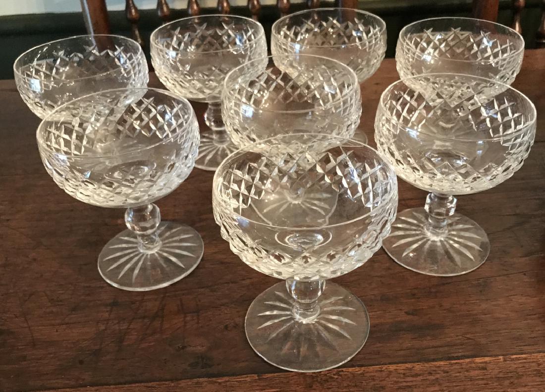 Set of Eight Waterford Irish Crystal Goblets (1 of 4)